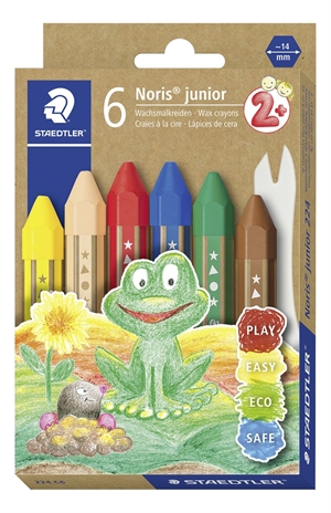 Staedtler Waskrijt Noris Junior assortiment (6)